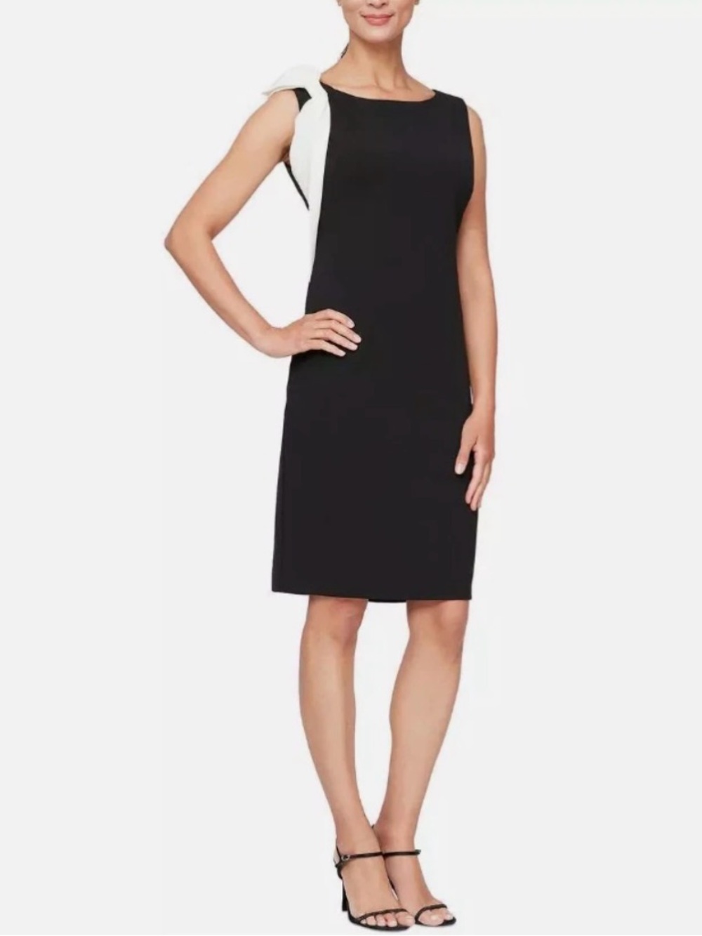 NWT SLNY Women’s Bow Cocktail Dress 6 - Picture 1 of 7